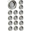 Image de Lot De 15 Spot Led Orientable Alu Brossé 230v 7w 38° Blanc Chaud