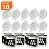 Image de Lampesecoenergie   Lot De 10 Spots Led Encastrables Gu10 5w Blanc Neutre   Équivalent 50w Halogène   Angle De Diffusion 120°   Installation Directe 230v