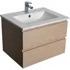 Image de Meuble simple vasque 60cm SORRENTO + vasque