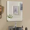 Image de Miroir Rectangulaire Sorrento Avec Tablette En Métal