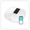 Image de LITTLE BALANCE Pese-personne impédancemetre connecté blanc 180kg / 100g - Neuf