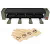 Image de Appareil à raclette Little Balance 8944 4 personnes 800W plaque amovible anti-adhésive Taupe - Neuf