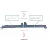 Image de Jardiaffaires   Lames De Tondeuse 92cm À Éjection Arrière   Lame Soufflante Et Mulching   Fixation Centrale 5/6 Étoiles   Compatible Husqvarna, Jonsered, Electrolux