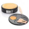Image de Crêpière électrique Senya 2 plaques interchangeables en fonte d'aluminium, Crepe Time 1500W