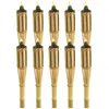 Image de Torches À Huile En Bambou 120 Cm - Lot De 10