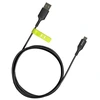 Image de Greene, Câble micro USB vers USB 2.4A avec port de charge et de synchronisation 1,2m, noir