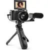 Image de AgfaPhoto Vlogging-Set caméra VLG-4k avec objectif grand angle trépied Powerbank - appareil photo numérique - 24 MP