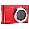 Image de AGFAPHOTO Realishot DC5500 - Appareil Photo Numérique Compact, 24 MP, Ecran LCD 2,4 , Zoom Digital 8x, Vidéo HD 720p, Mémoire Externe SD, Batterie Lithium - Rouge - Neuf