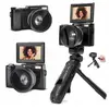 Image de Kit VLOG : Appareil photo numérique 24MP, caméra 4K AgfaPhoto VLG-4K + télécommande / VLG-4K S