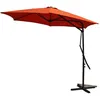 Image de Concept-usine - Parasol Déporté Avec Ouverture Innovante Diamètre 3m Terracotta Alcudia