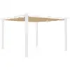Image de Toile De Toit Beige Pour Tonnelle 3x4m Condate - Toile De Rechange Pergola. Toile De Remplacement