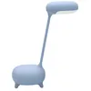 Image de Lampe De Chevet Enfant - Avizar - Sinki Girafe Bleu - Cou Pliable 360° - Secteur & Batterie 4h - 3 Températures Led Réglables