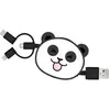 Image de YELLO KOKO YKCABLESUZYPANDA - Cable Suzy A/mUSB+USBC+MFI 2.4A 1m Panda