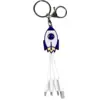 Image de Câble Andy USB A / microUSB & USB C & Lightning 2.1A 15cm Format Porte-clés FastCharge 10.5W Fusée Yello Koko - Neuf