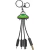 Image de Cbl Andy USBA to USBC/Micro/Light 15cm Soucoupe N