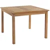 Image de Concept-usine - Table De Jardin Carrée Teck Karra