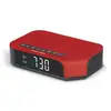 Image de Radio réveil FM Schneider SC310R Double alarme Grand écran LCD blanc Rouge - Neuf