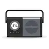 Image de Radio portable Schneider SC050G AM/FM LCD 40 présélections Recharge USB-C Noir et Gris - Neuf