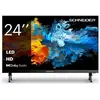 Image de Téléviseur LED HD Schneider 24A3VG 24 Noir Direct LED 1366x768 DVB-T2 H.265 enregistrement USB HDMI - Neuf