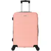 Image de Valise grande taille 75 cm rigide ABS 4 roues 360°   Pastel   Trolley ADC   Rose saumon