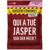Image de Jeu d'enquête pocket Asmodee Dossiers Criminels Pocket - Qui a tué Jasper Van Der Meer ? 1-6 joueurs 45 cartes 14+ Bordeaux - Neuf