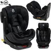 Image de Bebelissimo - Siège enfant Leto 40-150 cm - 360° - RWF/FWF - ISOFIX - TOP TETHER - Harnais 5 points - Appuie-tête réglable - black