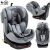 Image de Bebelissimo - Leto - Siège enfant 40-150 cm - 360° - RWF/FWF - ISOFIX - TOP TETHER - Harnais 5 points - Appuie-tête réglable - gray