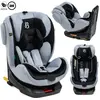Image de Bebelissimo - Siège enfant Leto 40-150 cm - 360° - RWF/FWF - ISOFIX - TOP TETHER - Harnais 5 points - Appuie-tête réglable - gris/noir