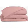 Image de Housse de couette percale lavée - 8 coloris au choix, Rose / 200x200