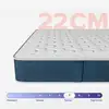 Image de Matelas hybride Mila - mousse et ressorts - 22cm, 90x200cm