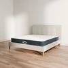 Image de Ensemble lit et matelas à mémoire de forme Jade - 26cm, Blanc cassé / 80x200cm / Avec