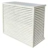 Image de DECOCLIM Boîtier de protection en aluminium RAL9010 taille S, dimensions intérieures : H 680 x W 900 x D 450-600 mm (profondeur adaptable)