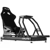Image de Cockpit de simulation automobile OPLITE R8 Fury Black avec siège RS1 FiberCore, compatible Direct Drive et LoadCell, Noir - Neuf