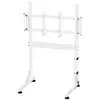 Image de Support écran simulation Oplite NitroKart Monitor Stand V2 Blanc réglable en hauteur, base stable avec patins caoutchouc, montage frontal pour écran - Neuf