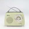 Image de Enceinte/Radio HALTERREGO rétro 2, 5W RMS, Bluetooth, Radio FM, lecteur USB, Aux IN, batterie rechargeable, vert olive - Neuf