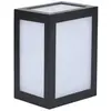 Image de Applique d'extérieur LED 822 noire 12 W, blanc froid, 750 lm, plastique, dim. : 16 x 13 x 7 cm, IP65, V-TAC