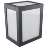 Image de V-tac Vt-822 Applique Murale Led 12w Wall Light Cube Corps Noir Blanc Froid 6400k Ip65 - Sku 8342