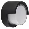 Image de V-tac Vt-831 Lampe Led 6w Blanc Chaud 3000k Corps Rond Noir Étanche Ip65 - Sku 8609