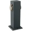 Image de Adaptateurs Et Prises 2 Voies Prises De Jardin Ip44 Gris Foncé