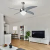 Image de V-tac - Ventilateur De Plafond Avec Télécommande Ventilateur De Salon Refroidisseur Argenté, 3 Vitesses Timer, 1x Led, D 107 Cm