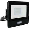 Image de Projecteur à LED avec capteur PIR - noir - Samsung - IP65 - 20W - 1510 lumens - 3000K - 5 ans