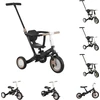 Image de Kikkaboo Tricycle Flip 5 en 1 cadre acier poignées antidérapantes réglable transformable noir