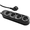Image de Bloc Multiprise Intelligent Shelly 4 Prises 1,5 m Noir