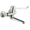 Image de Ideal Standard - Robinet De Sécurité Mural Pour Lavabo Monocommande Ceraplus 230mm Levier 180mm N. Verrouillable Connexions