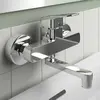 Image de Ideal Standard Mélangeur lavabo mural Ceraplan apparent, saillie 148-153mm BD241AA Chrome