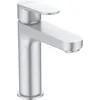 Image de Ideal Standard Cerafine O Mitigeur monocommandé pour lavabo, Grande, vanne push-open, BD131SI