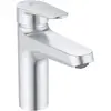 Image de Ideal Standard Alu+ Mitigeur de lavabo BlueStart avec bonde de vidage clic-clac, argent mat
