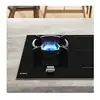 Image de Table de cuisson mixte Asko HIG89524BGF1 88 cm gaz + induction verre noir mat - Neuf