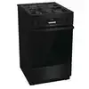 Image de Gazinière Hisense Hks5c71bf 50 Cm Noir Mat 4 Foyers Gaz Four Électrique 70 L