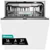 Image de Hisense HV673A65, Entièrement encastrable, Full Size (60 cm), Blanc, Touch, 3 paniers, 16 complet.